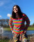 Rainbow Breastfeeding Top