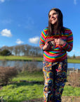 Rainbow Breastfeeding Top