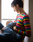 Rainbow Breastfeeding Top