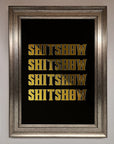 Rude Quote Foil Print