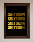 Rude Quote Foil Print