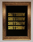 Rude Quote Foil Print