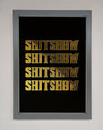 Rude Quote Foil Print