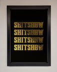 Rude Quote Foil Print