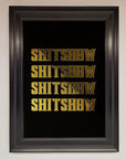 Rude Quote Foil Print