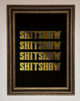 Rude Quote Foil Print