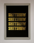 Rude Quote Foil Print