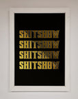 Rude Quote Foil Print