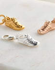 Running Shoe Silver Charm