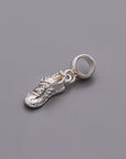 Running Shoe Silver Charm