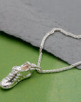 Running Shoe Silver Charm