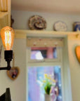 Rustic Love Heart Wall Light