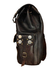 Leather Backpack Coins