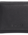 SADDLER CARLA Handmade Leather Compact Trifold Purse – RFID Protected | 5 Card Slots, ID Window & Zipped Coin Pocket | Gift Boxed
