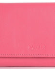 Compact Trifold Leather Purse "Eleanor" – Handmade by Saddler | RFID Protected & Gift Boxed | 10 Card Slots & Rear Zip Coin Pocket