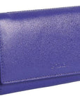 Compact Trifold Leather Purse "Eleanor" – Handmade by Saddler | RFID Protected & Gift Boxed | 10 Card Slots & Rear Zip Coin Pocket