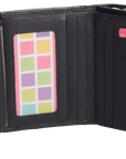 SADDLER EMILY Handmade Leather Mid-Size Wallet – RFID Protected | 10 Card Slots, Secure Tab Closure & Zipped Coin Pocket | Gift Boxed
