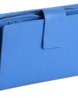 SADDLER GEORGIE Leather Double-Sided Purse - 13 Card Slots, Generous Space for Notes and Coins - RFID Protected