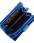 SADDLER GEORGIE Leather Double-Sided Purse - 13 Card Slots, Generous Space for Notes and Coins - RFID Protected