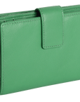 SADDLER GEORGIE Leather Double-Sided Purse - 13 Card Slots, Generous Space for Notes and Coins - RFID Protected