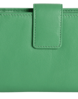 SADDLER GEORGIE Leather Double-Sided Purse - 13 Card Slots, Generous Space for Notes and Coins - RFID Protected