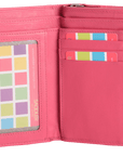SADDLER GEORGIE Leather Double-Sided Purse - 13 Card Slots, Generous Space for Notes and Coins - RFID Protected