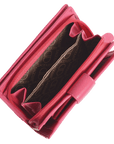 SADDLER GEORGIE Leather Double-Sided Purse - 13 Card Slots, Generous Space for Notes and Coins - RFID Protected