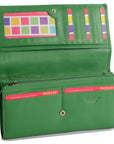 Large Leather Multi-Section Purse "Grace" – Handmade by Saddler | RFID Protected & Gift Boxed