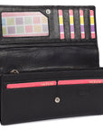Large Leather Multi-Section Purse "Grace" – Handmade by Saddler | RFID Protected & Gift Boxed