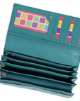 Large Leather Multi-Section Purse "Grace" – Handmade by Saddler | RFID Protected & Gift Boxed