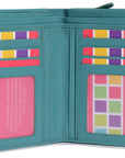 Mid-Size Leather Purse Wallet "Holly" – Handmade by Saddler | RFID Protected & Gift Boxed
