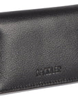 SADDLER JESSICA Leather Credit Card Holder with RFID Protection - 2 Sections and ID Window