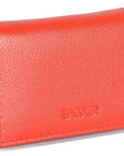 SADDLER JESSICA Leather Credit Card Holder with RFID Protection - 2 Sections and ID Window