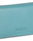 SADDLER JESSICA Leather Credit Card Holder with RFID Protection - 2 Sections and ID Window