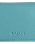 SADDLER JESSICA Leather Credit Card Holder with RFID Protection - 2 Sections and ID Window
