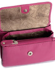 Spacious Leather Purse "Lily" – Handmade by Saddler | RFID Protected & Gift Boxed | Triple Gusset Design for Cards, Coins & Keys