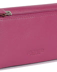 Spacious Leather Purse "Lily" – Handmade by Saddler | RFID Protected & Gift Boxed | Triple Gusset Design for Cards, Coins & Keys