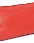 SADDLER MEGAN Leather Zip Top Cosmetic Bag - Large Capacity and Inner Zip Pocket - RFID Protected