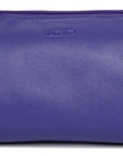 SADDLER MEGAN Leather Zip Top Cosmetic Bag - Large Capacity and Inner Zip Pocket - RFID Protected