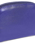 Compact Leather Zip-Top Coin Purse "Molly" – Handmade by Saddler | RFID Protected & Gift Boxed | With Front Pocket & Interior Key Ring