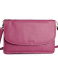 SADDLER Olivia 3-Section Leather Crossbody Bag & Clutch – Compact & Stylish - Gift Boxed