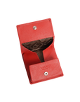 SADDLER POPPY Leather Square Mini Tray Purse