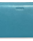 SADDLER SOPHIA Leather Zip Around Purse - 15 Card slots, Mobile Phone Pocket, Detachable Wrist Strap- RFID Protected