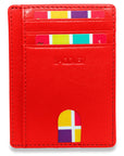 Slim Leather Card Holder "Stella" – Handmade by Saddler |Gift Boxed