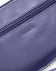 SADDLER SCARLETT Leather Zip Top Mini Clutch - Phone Holder with Detachable Wrist Strap - RFID Protected