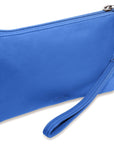 SADDLER SCARLETT Leather Zip Top Mini Clutch - Phone Holder with Detachable Wrist Strap - RFID Protected