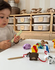 Safari Animal Wooden Threading Toy for Children