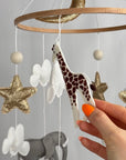 Safari Dreams Felt Cot Mobile