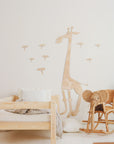Safari Giraffe Wooden Wall Decoration
