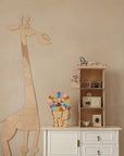 Safari Giraffe Wooden Wall Decoration